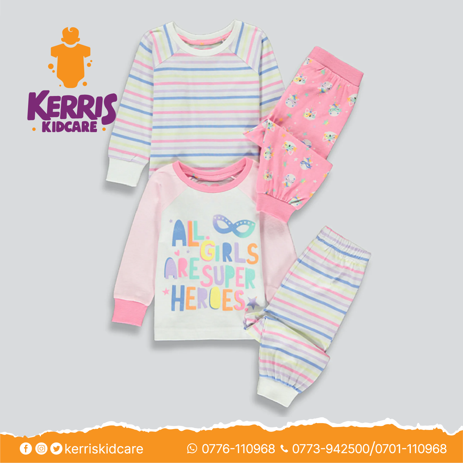 Girls Longsleeve Pyjamas